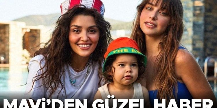 Hande Erçel’in yeğeni Mavi’den hoş haber