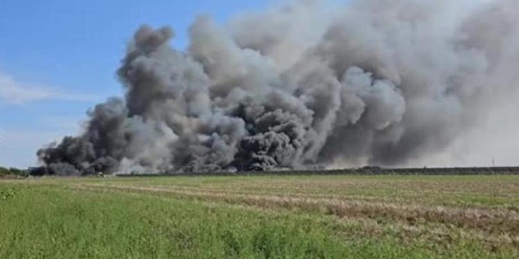 Hırvatistan’da korkutan yangın