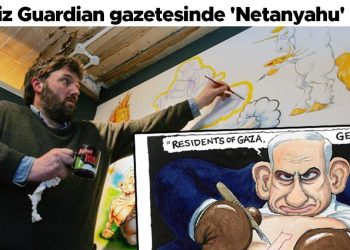 İngiliz Guardian gazetesinde ‘Netanyahu’ krizi! 42 yıllık karikatürist kovuldu