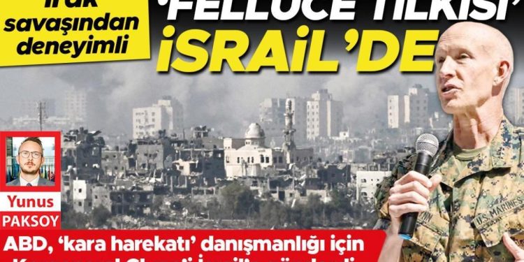 Irak savaşından tecrübeli ABD’den İsrail’e 3 yıldızlı general