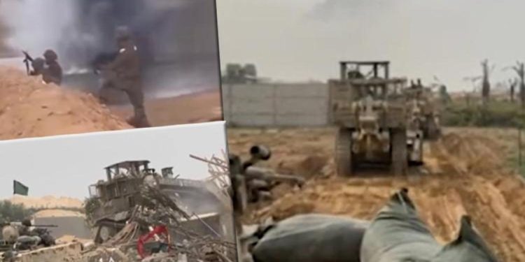 İsrail manzaraları yayınladı, savaşta bir ilk! Pusuya düşen İsrail askerleri Hamas ile çatıştı!