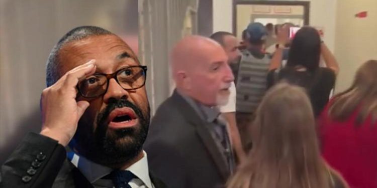 İsrail’de panik anları! İngiliz bakan sığınağa bu türlü koştu