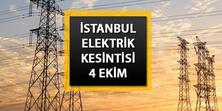 İstanbul elektrik kesintisi listesi! 4 Ekim Çarşamba elektrikler ne vakit gelecek? BEDAŞ paylaştı: Birçok mahallede kesinti yapılacak..