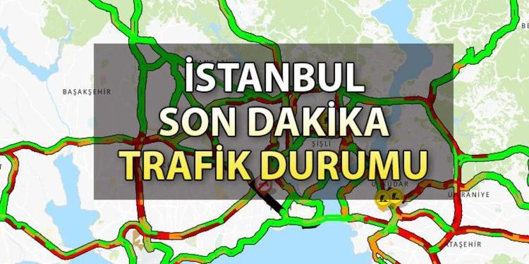 İSTANBUL TRAFİK DURUMU SON DAKİKA (24 Ekim 2023) İstanbul’da nerede trafik var, yoğunluk ne durumda? İşte, Trafik yoğunluğu haritası