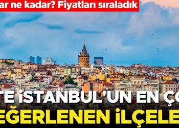 İşte İstanbul’un en çok pahalanan ilçeleri… Kiralar ne kadar? Fiyatları sıraladık