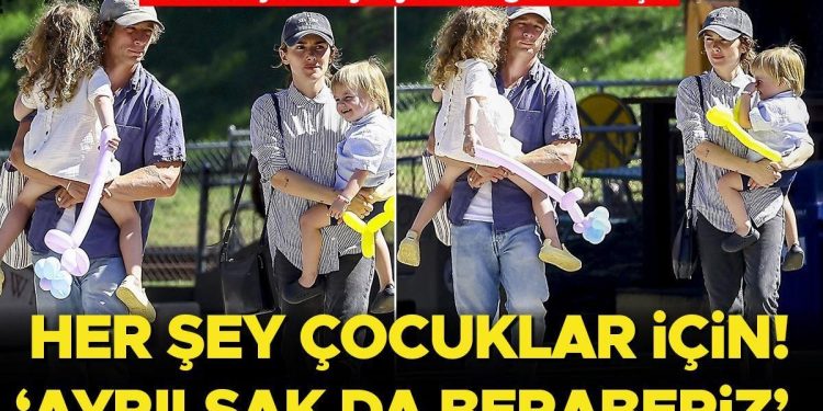 Kendine çabucak yeni sevgili bulmuştu… Her şey çocuklar için: Ayrılsak da beraberiz!