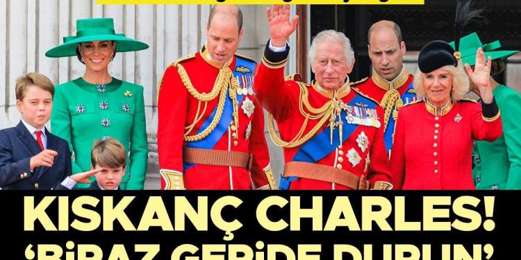 Kral babadan beğenilen oğluna ikaz geldi… ‘Kıskanç’ Charles’tan William ve Kate’e: Biraz geride durun!