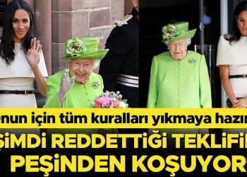 Kraliçe onun için tüm kuralları esnetmeye hazırdı… Elizabeth’ten Meghan’a şaşırtan teklif