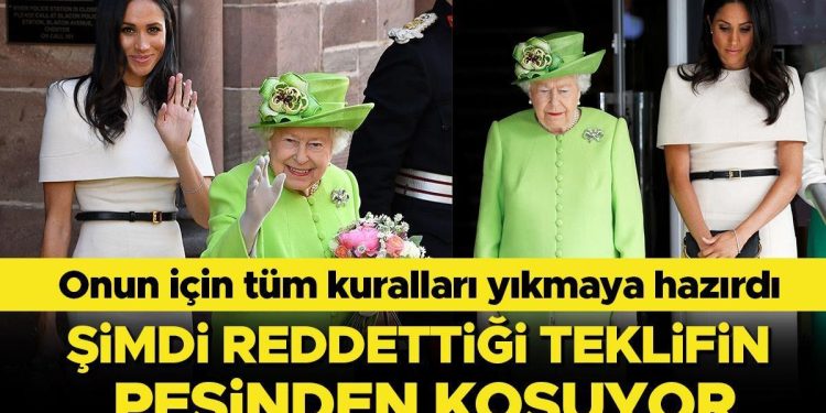 Kraliçe onun için tüm kuralları esnetmeye hazırdı… Elizabeth’ten Meghan’a şaşırtan teklif