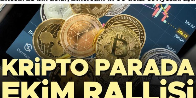 Kripto parada Ekim rallisi… Bitcoin 28 bin dolar, Ethereum 1.700 dolar düzeyini aştı