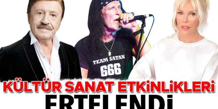 Kültür sanat aktiflikleri ertelendi