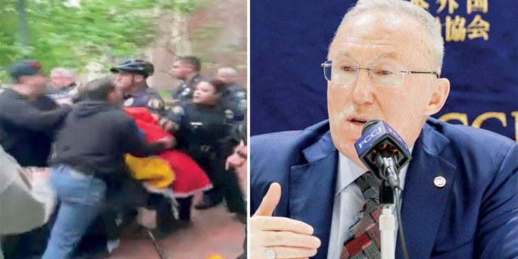 Los Angeles’ta provokasyon… Radikal Ermeni kümeden Türk heyetine hücum