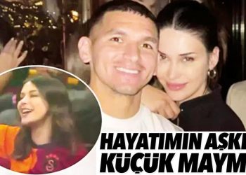 Lucas Torreira, İhtilal Özkan’a çiçek gönderdi : Hayatımın aşkısın küçük maymun!
