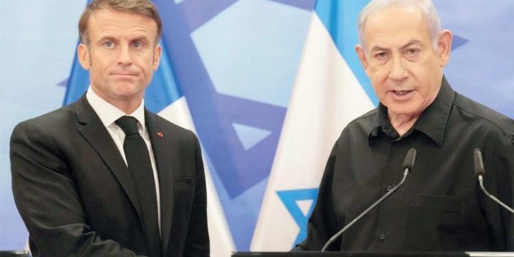 Macron: Koalisyon Hamas’a karşı da savaşsın