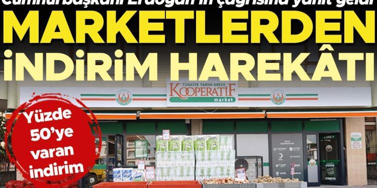 Marketlerden indirim harekâtı