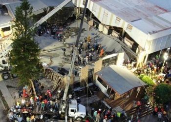 Meksika’da facia… Kilisenin çatısı çöktü: 9 meyyit, 50 yaralı