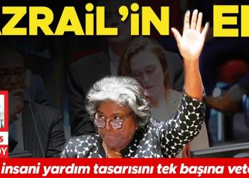 Mevte kalkan el… ABD insani yardım tasarısını tek başına veto etti
