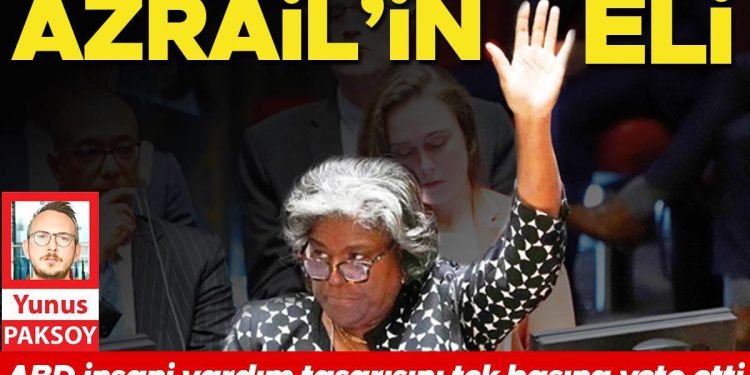 Mevte kalkan el… ABD insani yardım tasarısını tek başına veto etti