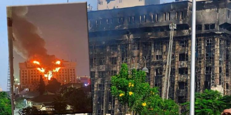 Mısır’da korkutan yangın: 38 yaralı