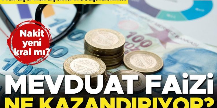 Nakit yeni kral mı… Mevduat faizi ne kazandırıyor? Kuruşu kuruşuna hesapladık…
