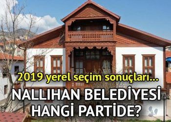 Nallıhan Belediyesi hangi partide? Nallıhan Belediye Lideri kimdir? 2019 Nallıhan mahallî seçim sonuçları…