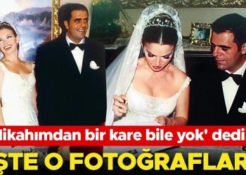 ‘Nikahımdan bir kare bile yok’ dedi… İşte o fotoğraflar!