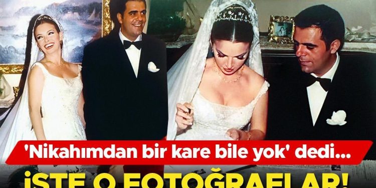 ‘Nikahımdan bir kare bile yok’ dedi… İşte o fotoğraflar!