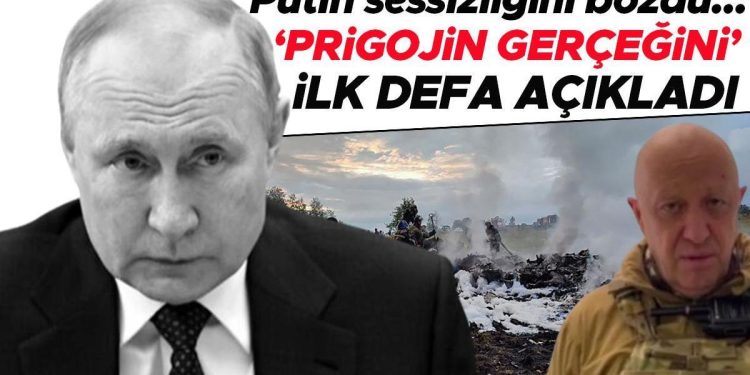 Rus başkan birinci kez açıkladı… Putin’den flaş Prigojin açıklaması