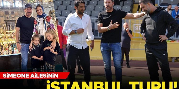 Simeone ailesinin İstanbul turu!