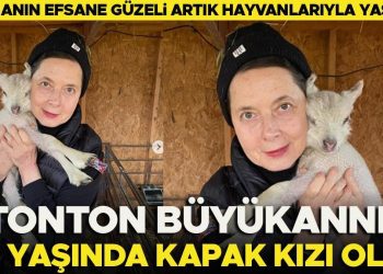 Sinemanın efsane hoşu artık çiftliğinde hayvanlarıyla yaşıyor: ‘Tonton büyükanne’  bu aşında kapak pozu bile verdi