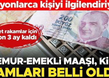 Son dakika… Memur, emekli maaşlarına artırım ile kira artış oranı belirli oldu