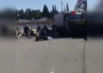 Suriye’de harp okulu mezuniyet merasimine SİHA’lı saldırısı! En az 60 meyyit