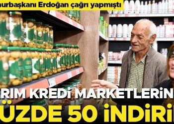 Tarım Kredi marketlerinde yüzde 50 indirim
