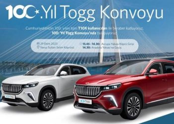 TOGG konvoyu ne vakit? TOGG’dan Cumhuriyet Bayramına özel konvoy aktifliği