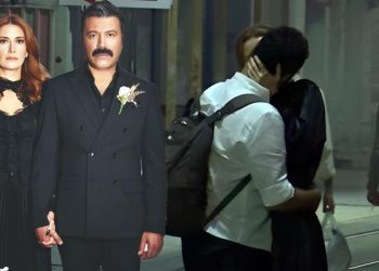 Ünlü oyuncu sevgilisiyle Taksim’de sarmaş dolaş!