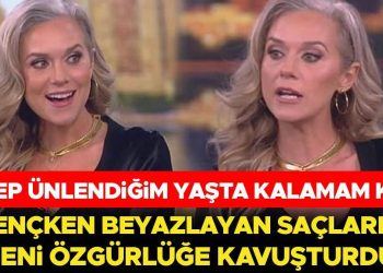 Ünlü oyuncunun saçları genç yaşında ağardı: Daima 17 yaşında görünmek zorundaydım… Artık özgürüm!