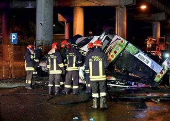 Venedik’te otobüs faciası: 21 meyyit