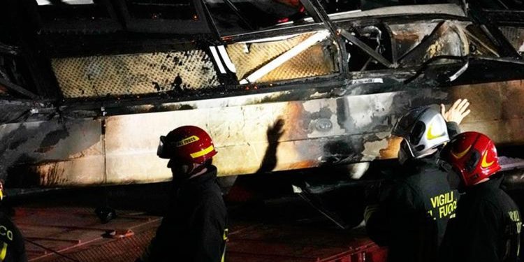 Venedik’te turistleri taşıyan otobüs üst geçitten düştü: 21 meyyit