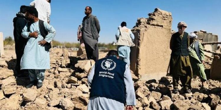 WFP zelzele sonrası Afganistan’da