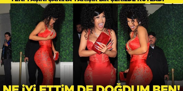 Yeni yaşını şanına yakışır halde kutladı: Ne âlâ ettim de doğdum ben!