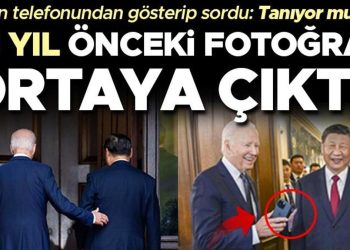 38 yıl evvelki fotoğraf ortaya çıktı! Biden telefonundan gösterip sordu: Tanıyor musun?