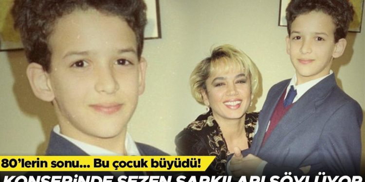 80’lerin sonu…  Bu çocuk büyüdü, konserinde Sezen müzikleri söylüyor