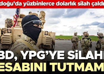 ABD, YPG’ye silahın hesabını tutmamış… Ortadoğu’da yüzbinlerce dolarlık silah çaldırmış
