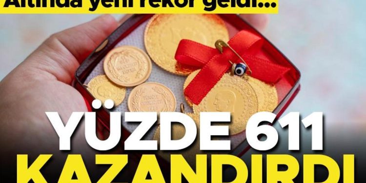 Altında rekor yükseliş! Yüzde 611 kazandırdı… Yatırımcılar dikkat