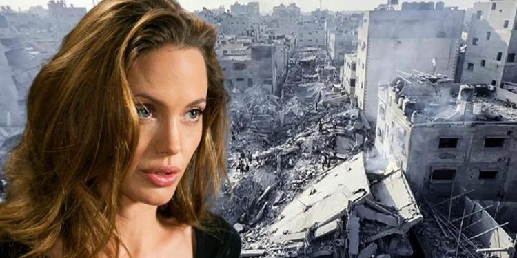 Angelina Jolie’den mülteci kampının bombalanmasına reaksiyon: Gazze açık hava hapishanesiydi, süratle toplu mezara dönüşüyor