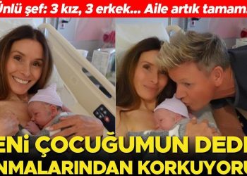 ‘Beni çocuğumun dedesi sanmalarından korkuyorum’ demişti… Ünlü şef altıncı defa baba oldu!
