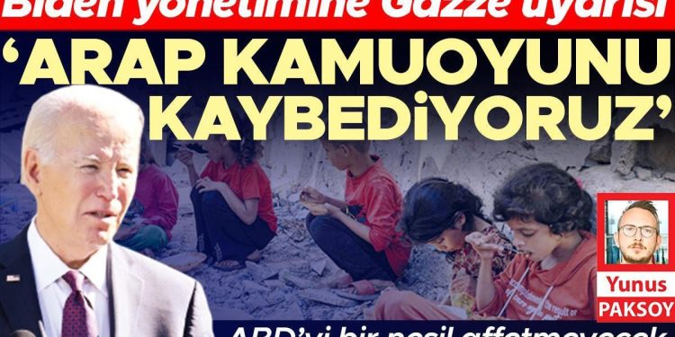 Biden idaresine Gazze uyarısı: ‘Arap kamuoyunu kaybediyoruz’