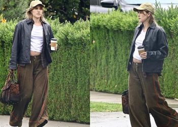 Büyüyen karnını saklayamıyordu… Bebek muştusunu sonunda verdi