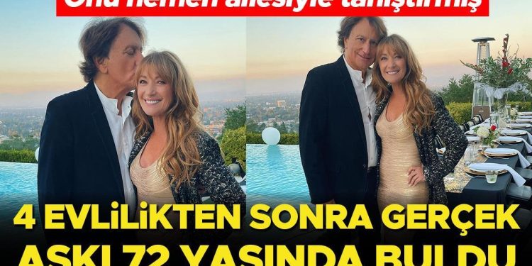 Dört defa evlendikten sonra gerçek aşkı 72 yaşında buldu… Çabucak ailesiyle tanıştırmış