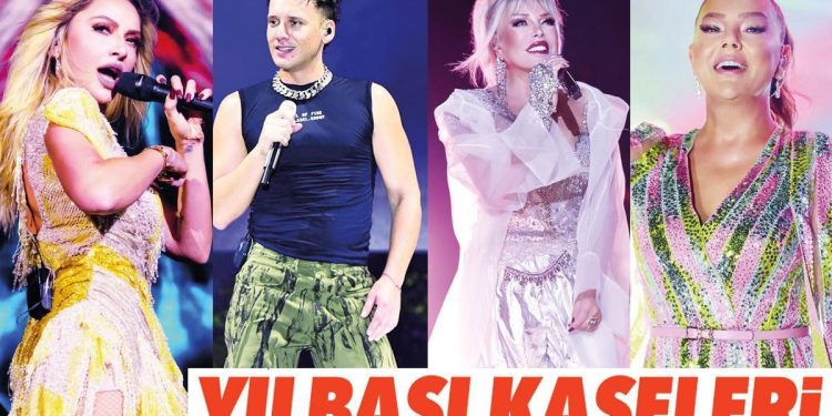 Edis… Ajda Pekkan… Hadise… Yılbaşı kaşeleri dudak uçuklattı